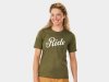 Trek Shirt Trek Evoke Tech Tee Women Large Black Olive