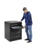 Unior Tool Unior Workbench Single Cabinet Black